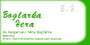 boglarka hera business card
