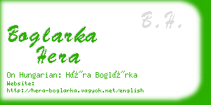 boglarka hera business card